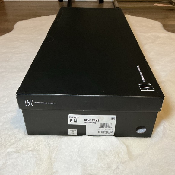 INC International Concepts Silver Glitter Knee-High Women's Boots - Picture 4 of 4